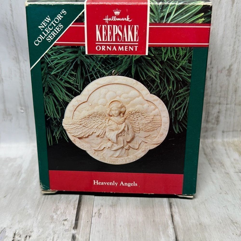 Heavenly Angels 1991 Hallmark Keepsake Christmas Ornament 1st in Series